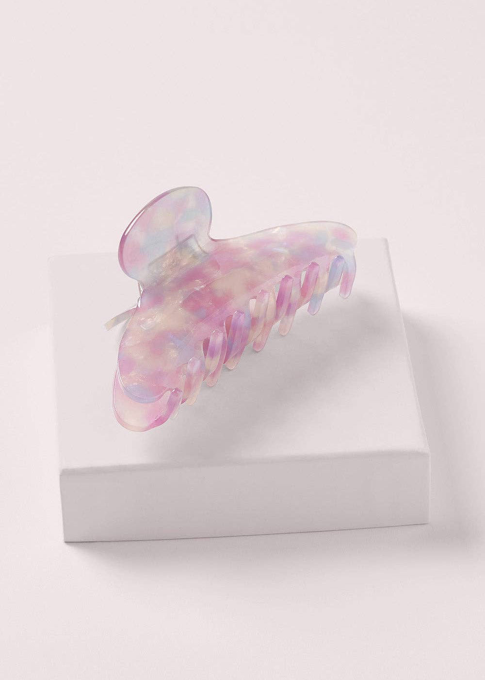 Opalescent Marble Claw Clip