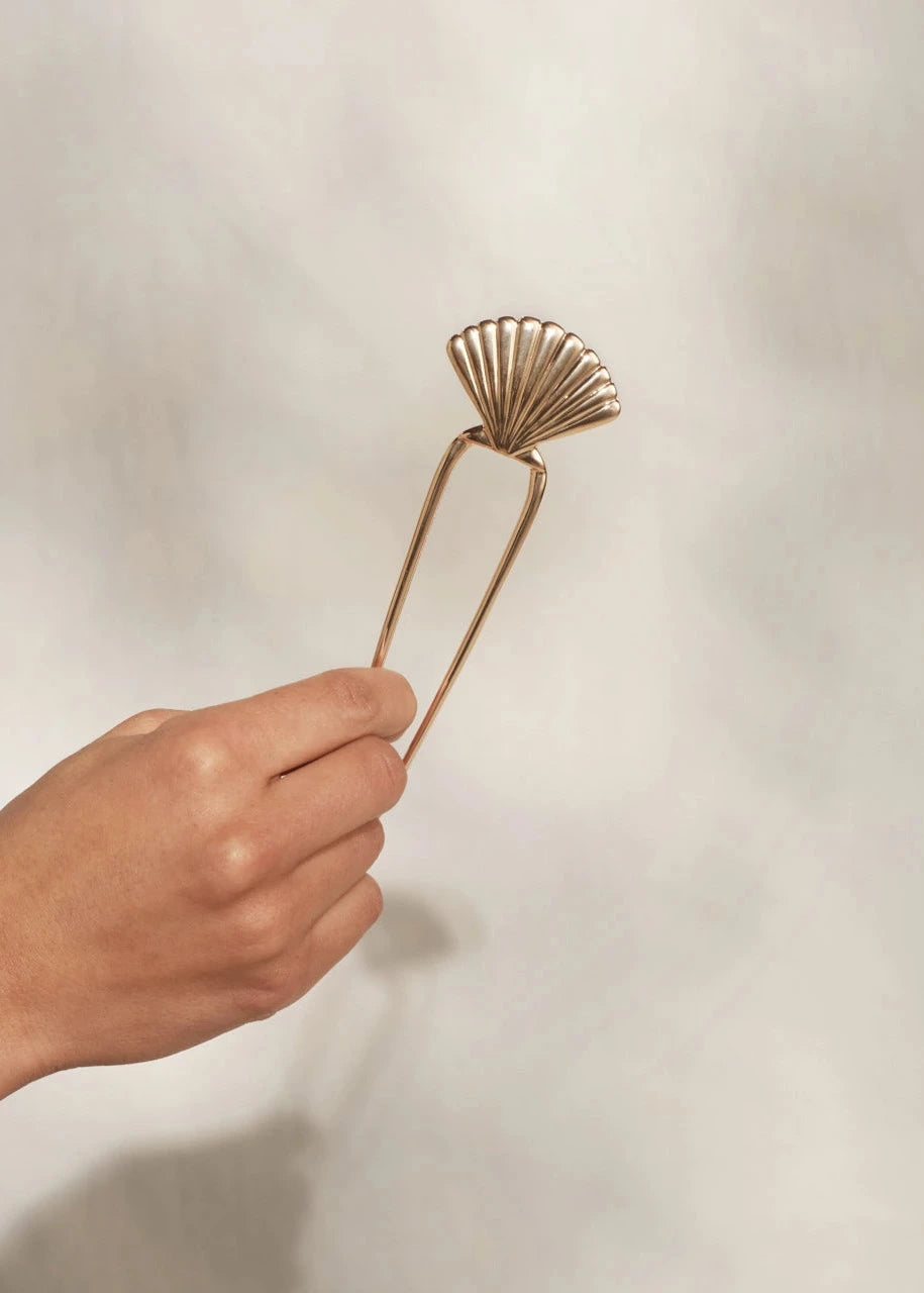 Kitsch Metal Shell French Hair Pin
