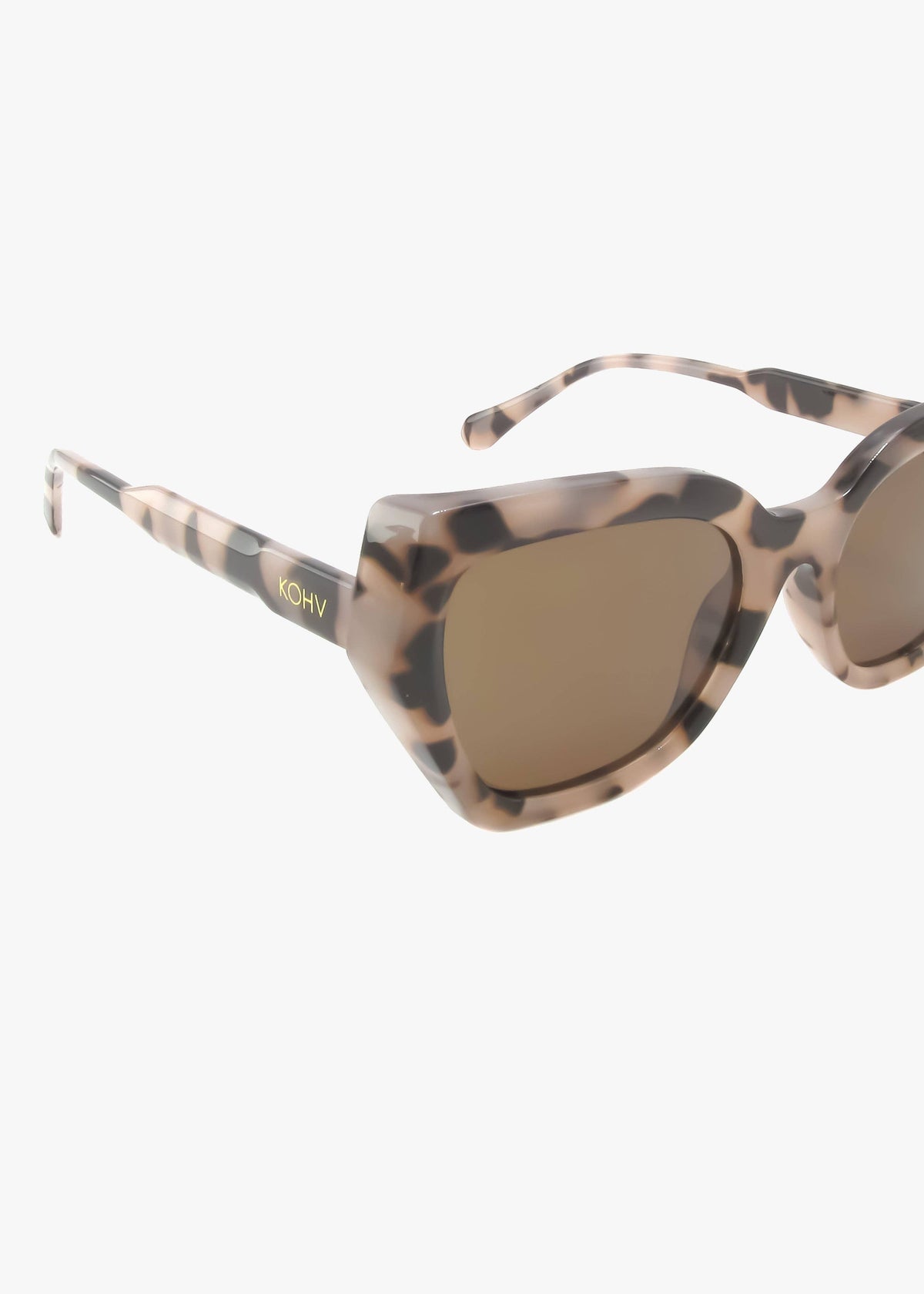 Nova Tortoise Geometric Sunglasses