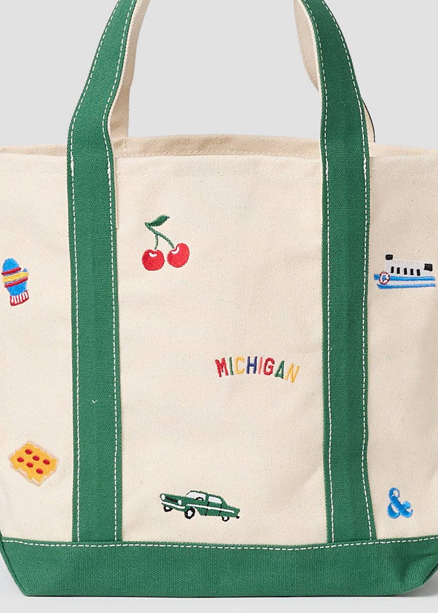 Michigan Icons Small Tote