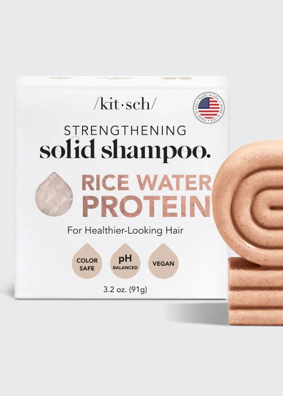 KITSCH Rice Water Protein Shampoo Bar For Hair Growth