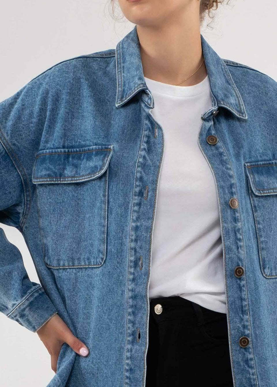 Ronnie Denim Shacket