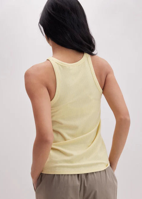 Richer Poorer Vintage Rib Tank in Butter