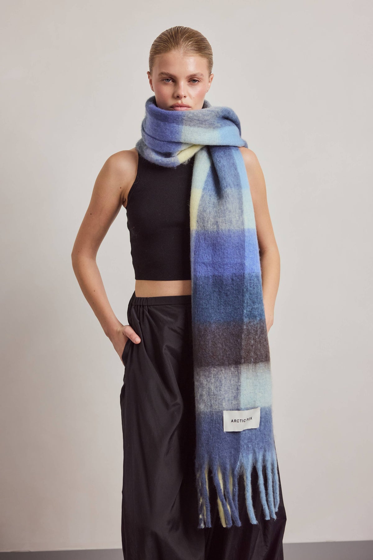 Arctic Fox The Reykjavik Scarf in Blue