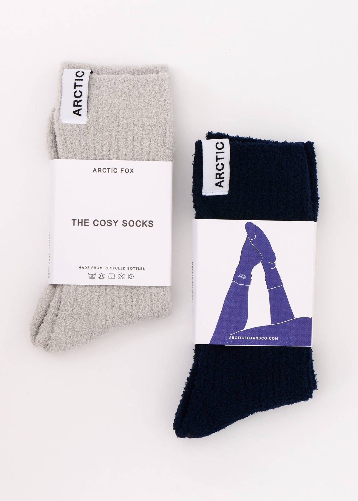 Arctic Fox Cosy Socks - Beige