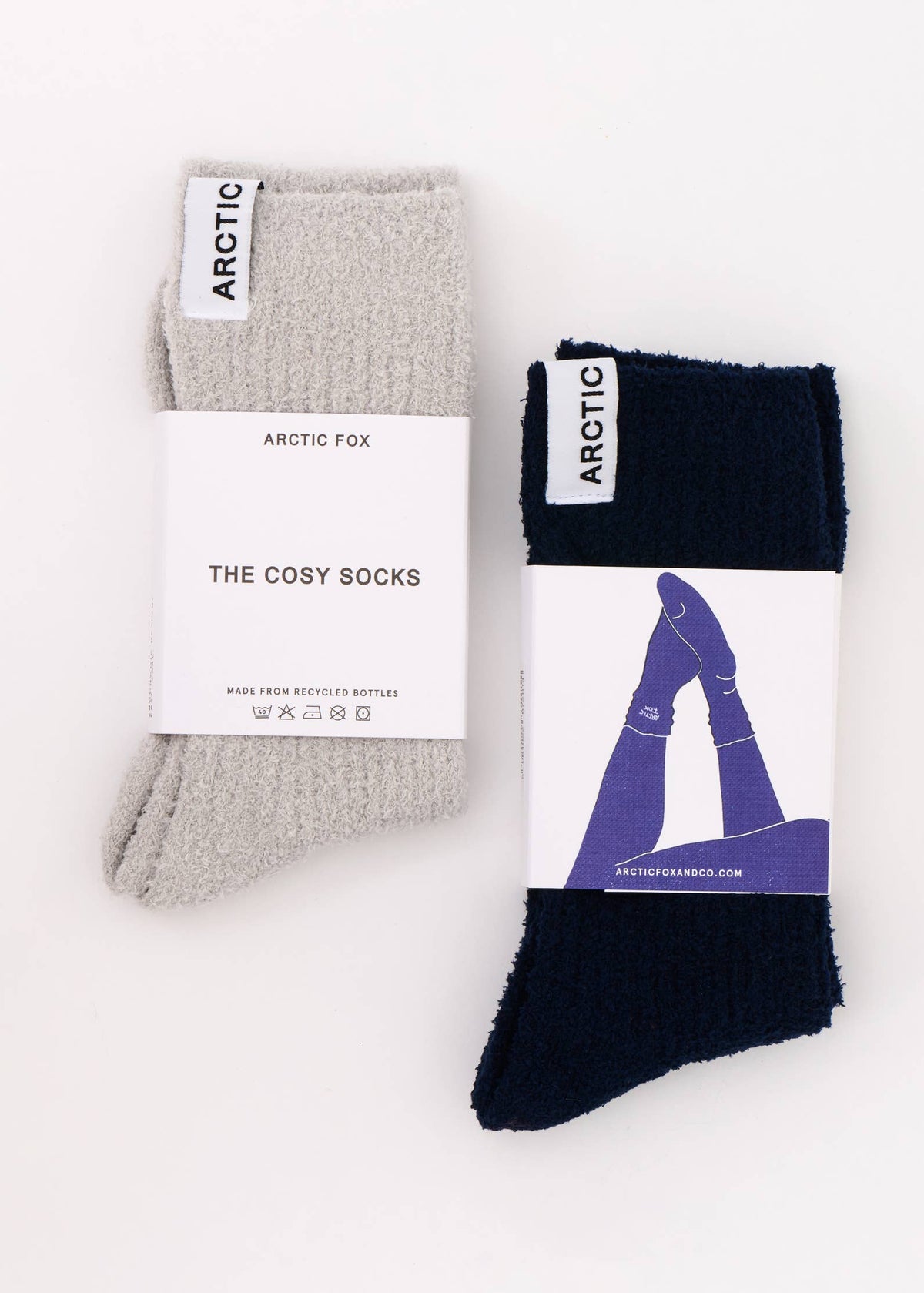 Arctic Fox Cosy Socks- White