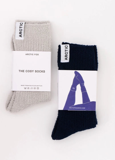 Arctic Fox Cosy Socks in Navy
