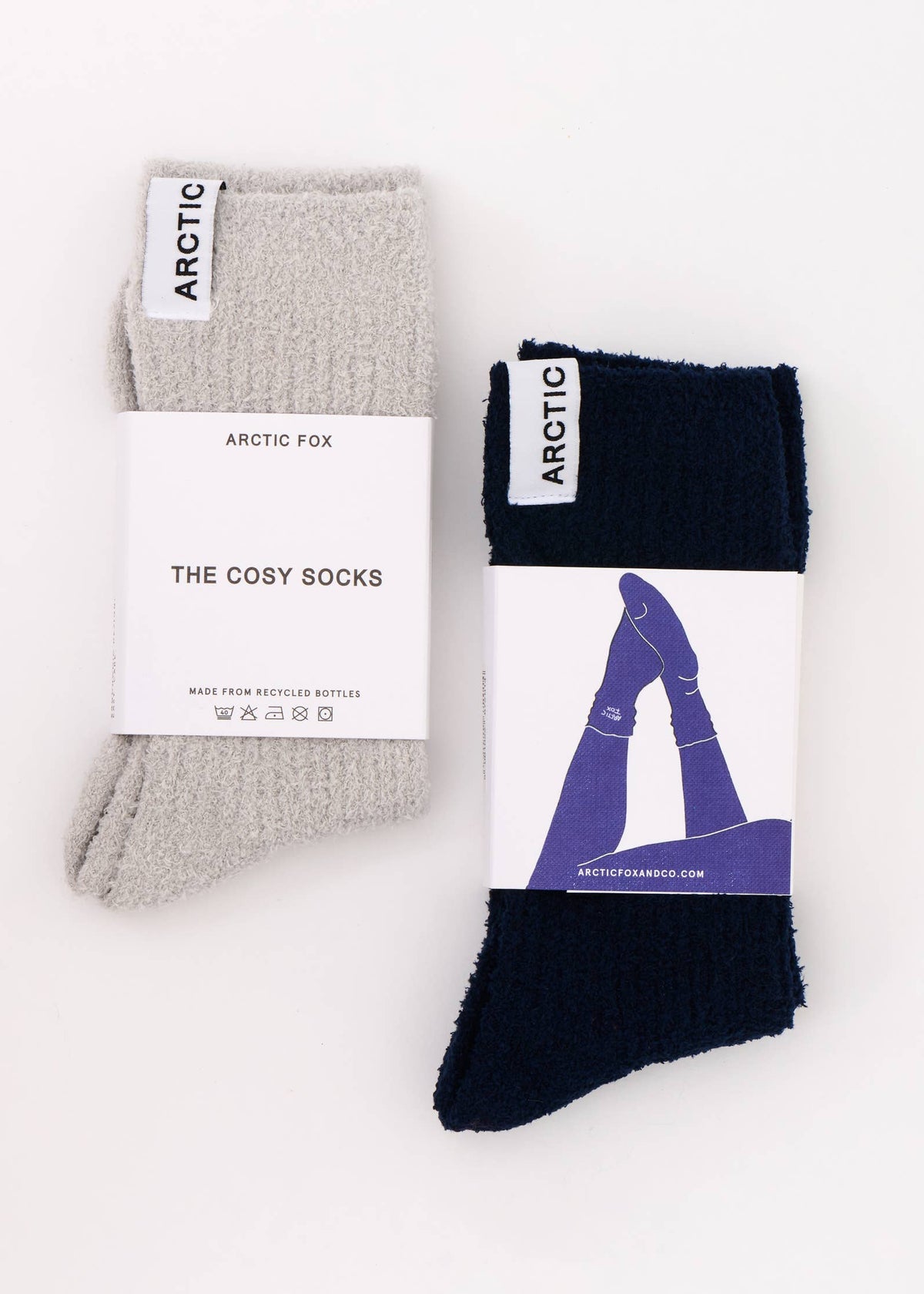 Arctic Fox Cosy Socks in Navy