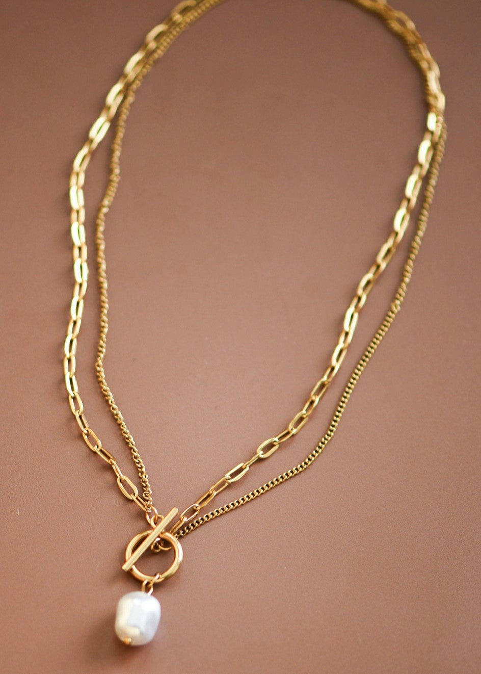 Layered Toggle Necklace