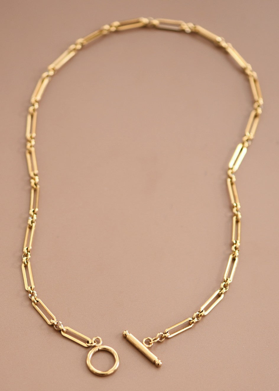 Chain Link Toggle Necklace