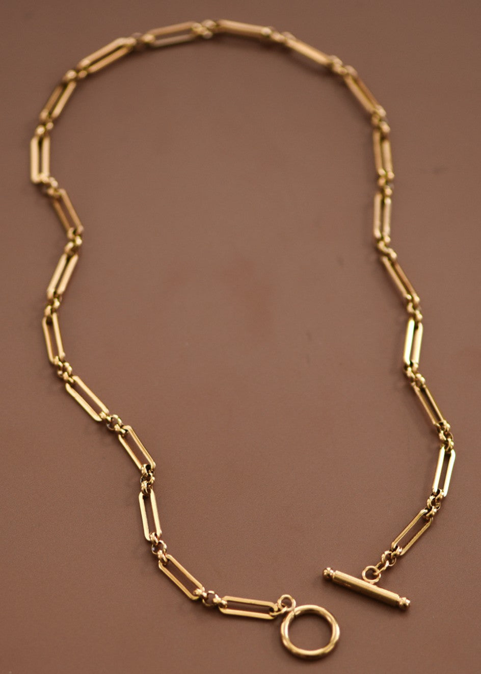 Chain Link Toggle Necklace