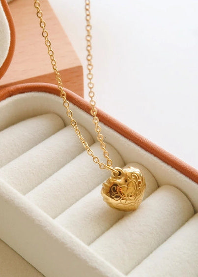 Josie Gold Heart Necklace