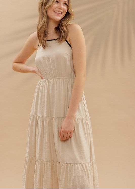 Stella Tiered Midi Dress
