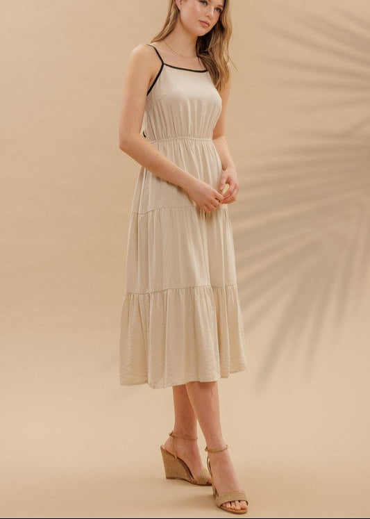 Stella Tiered Midi Dress