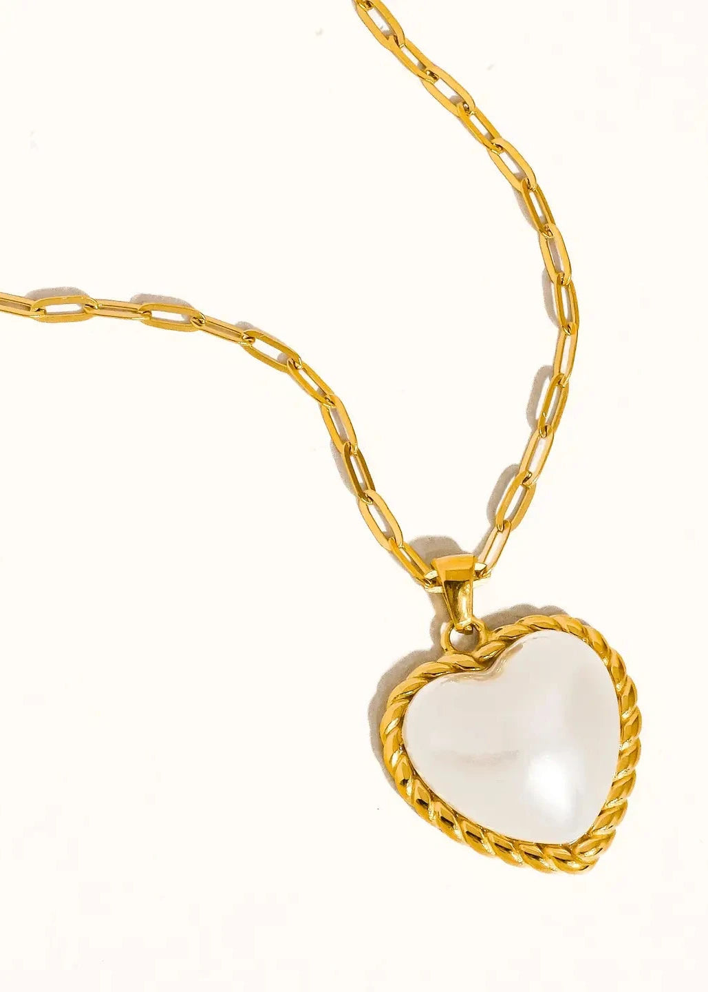 Silouane Heart Pearl Necklace