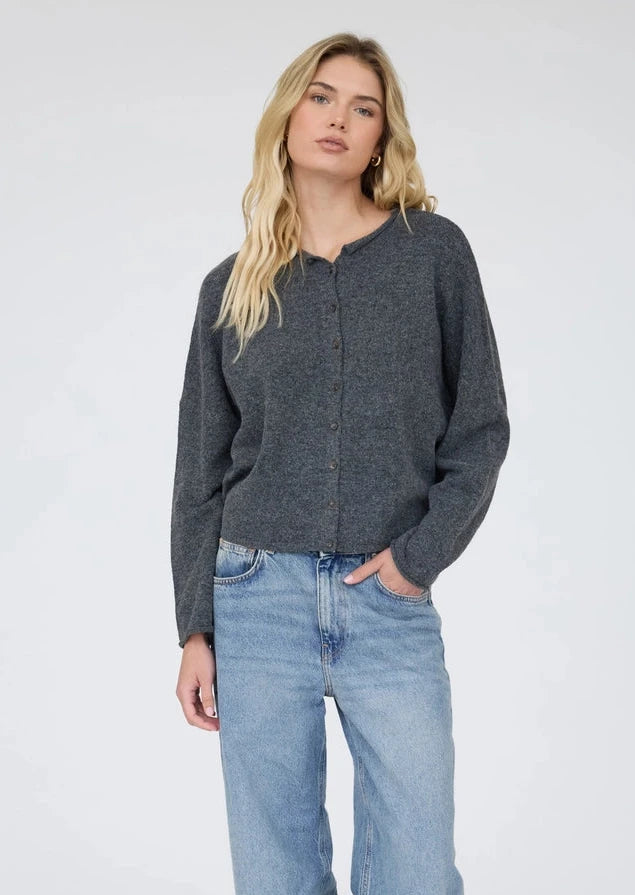 Brea Dark Grey Cardigan