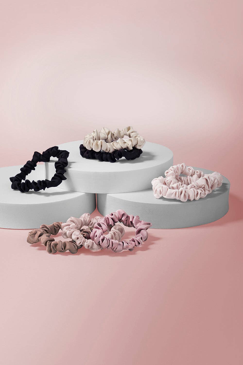 Satin Scrunchies 8-Pack