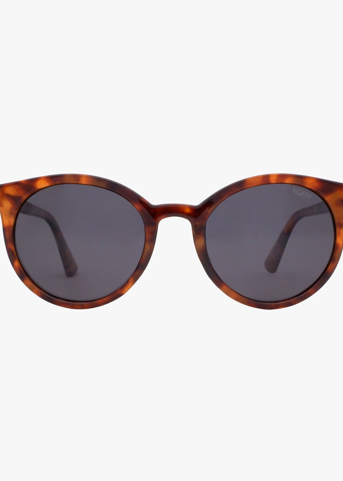 Heron Tortoise Polarized Round Sunglasses
