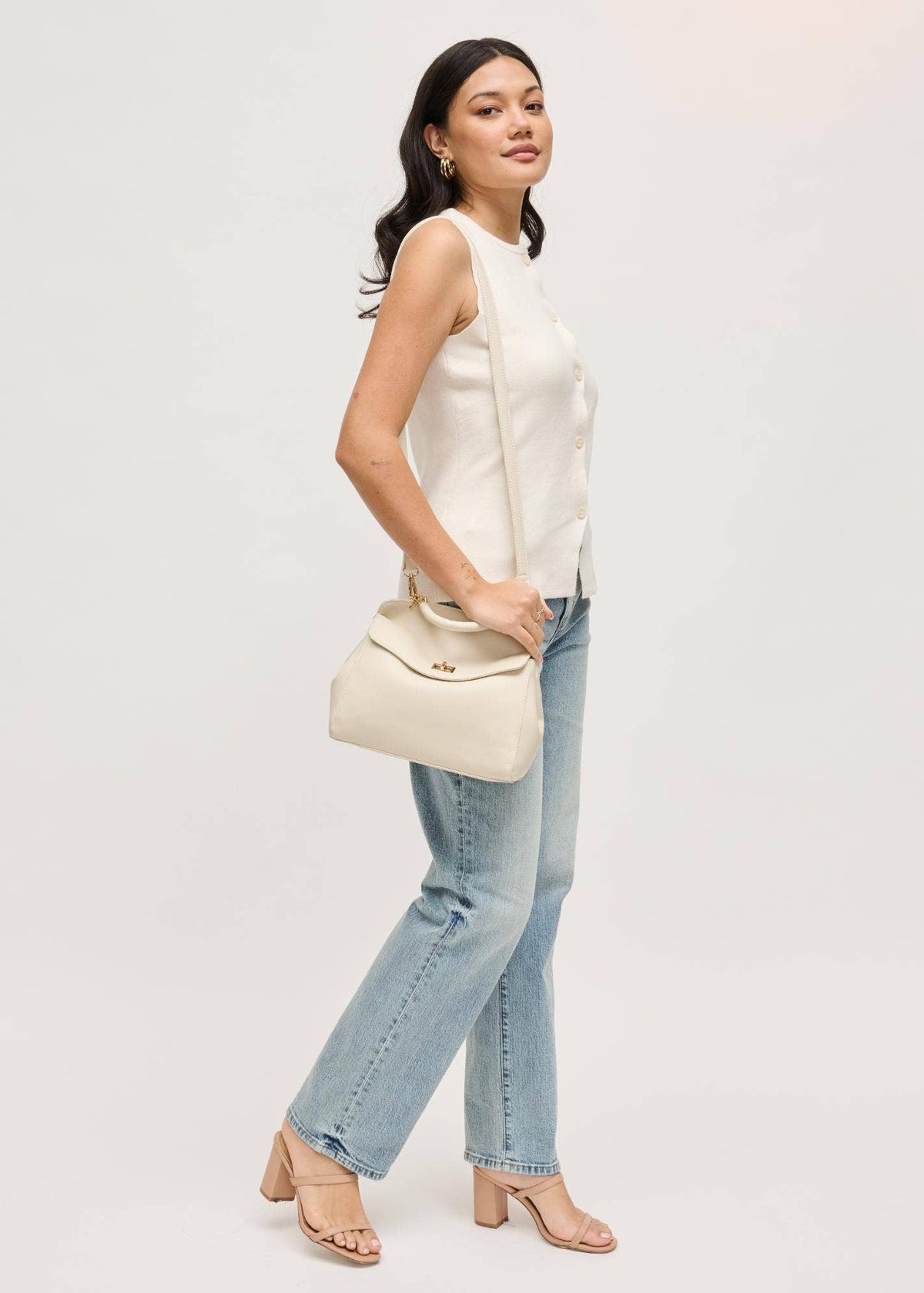 Liza Crossbody: Natural