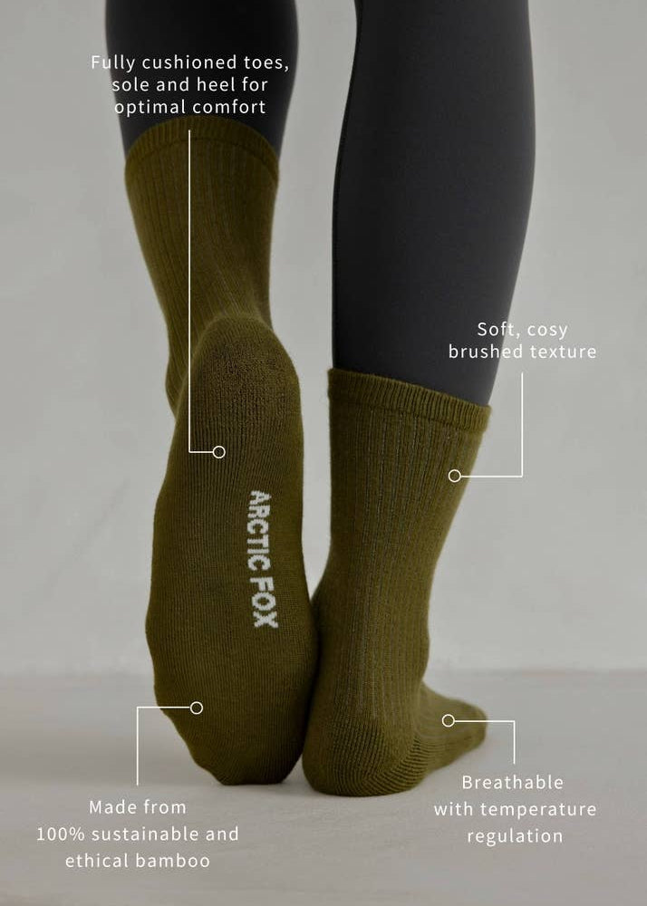 Arctic Fox The Everyday Socks in Black