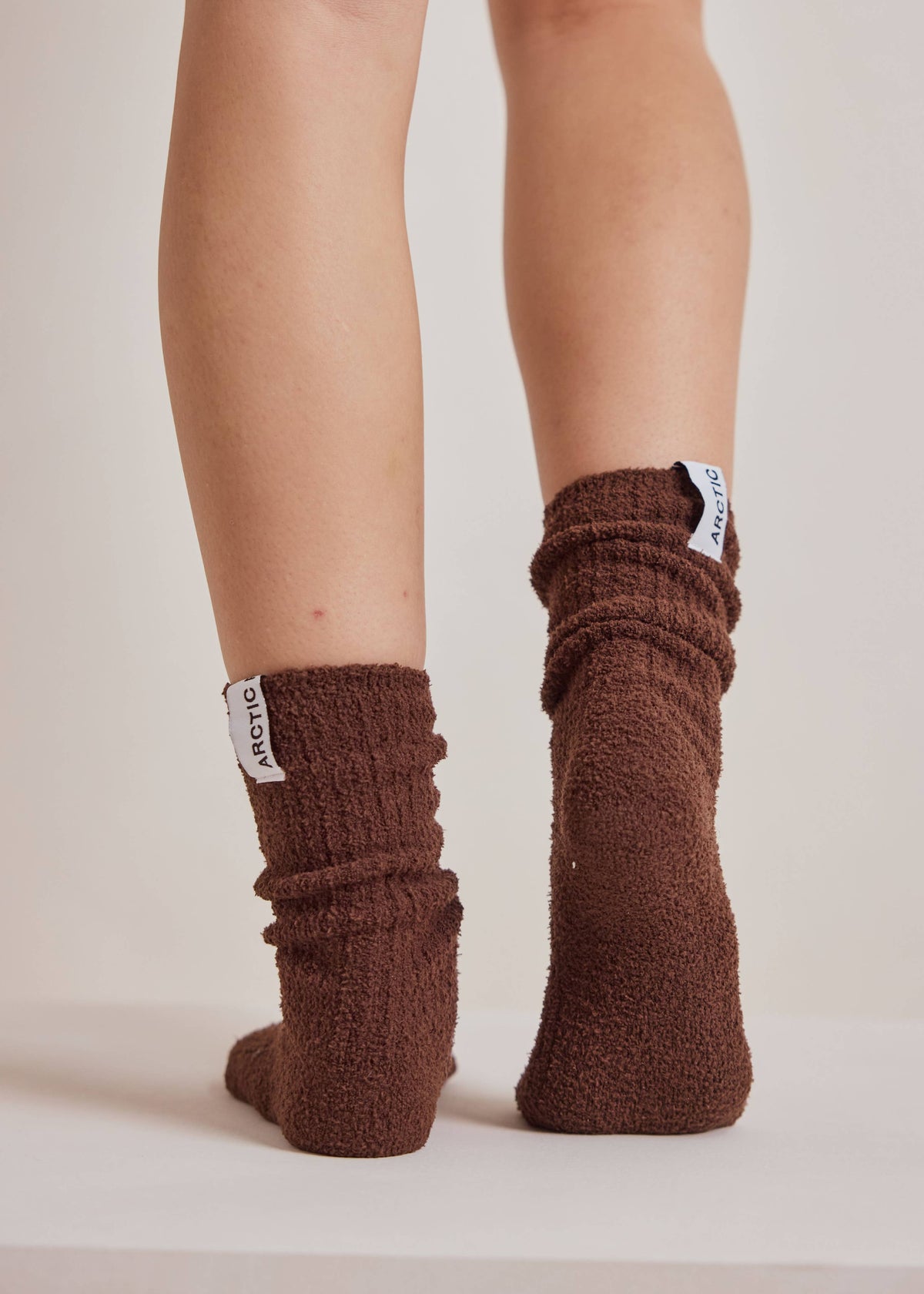 Arctic Fox Cosy Socks in Chocolate