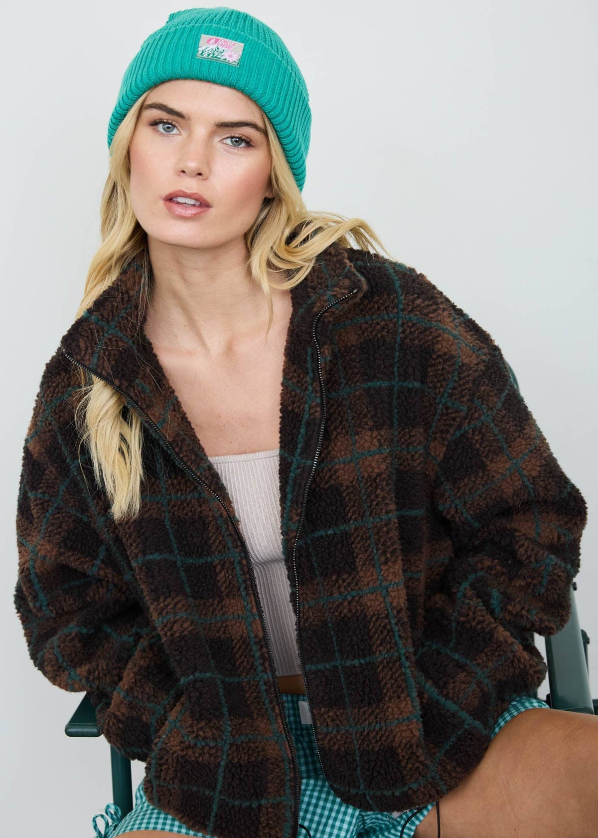 Marlow Sherpa Zip Up Fleece