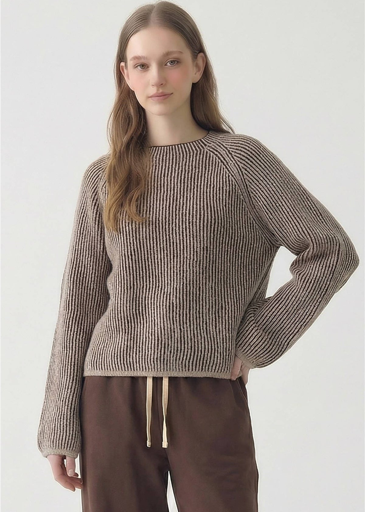 Maddie Vertical Striped Sweater