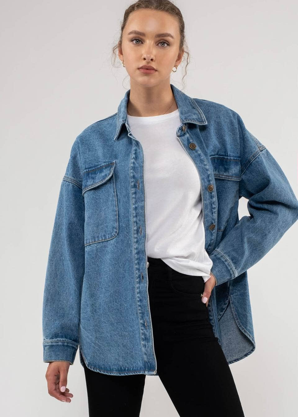 Ronnie Denim Shacket