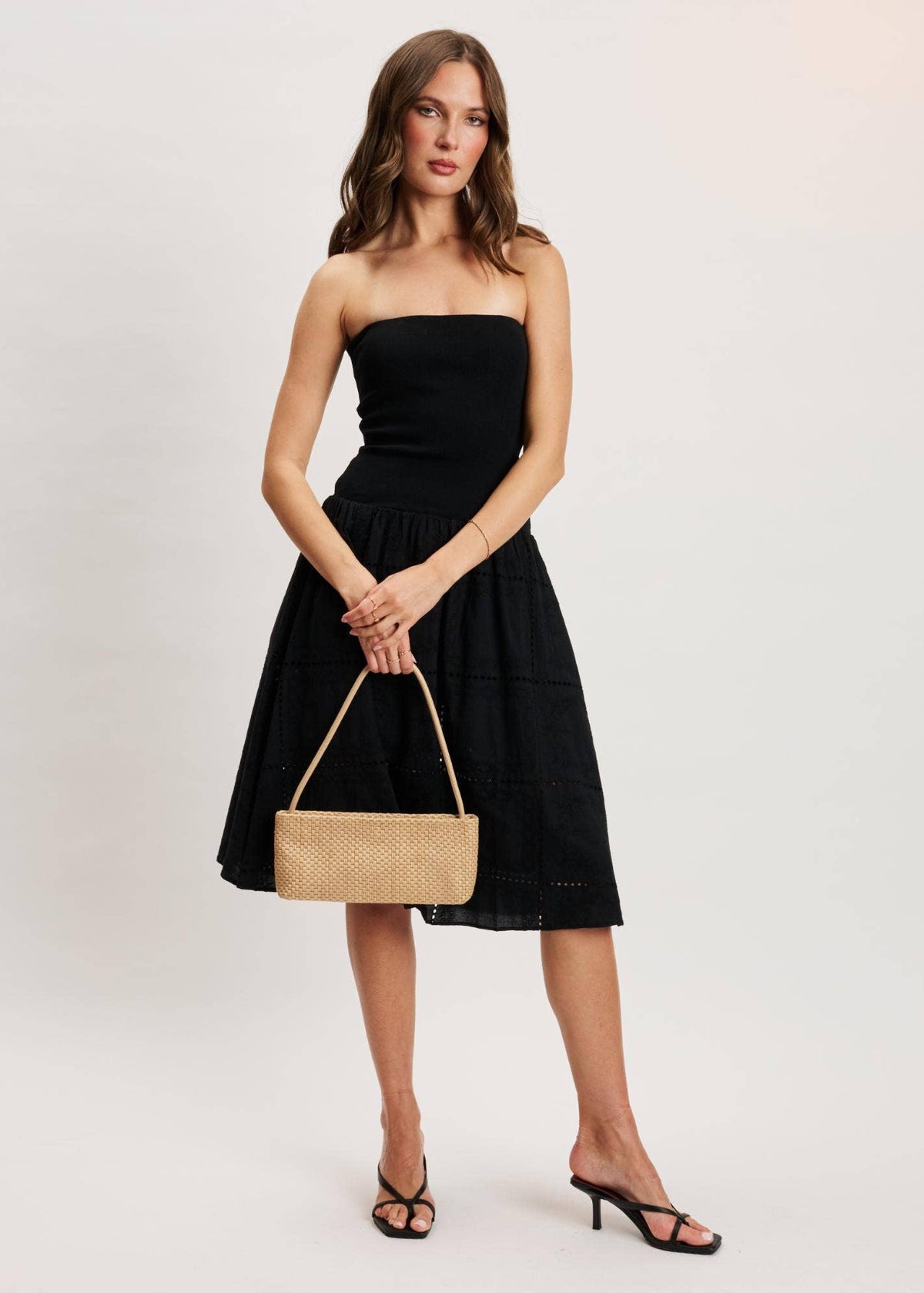 Moda Luxe Lucy Natural Woven Shoulder Bag