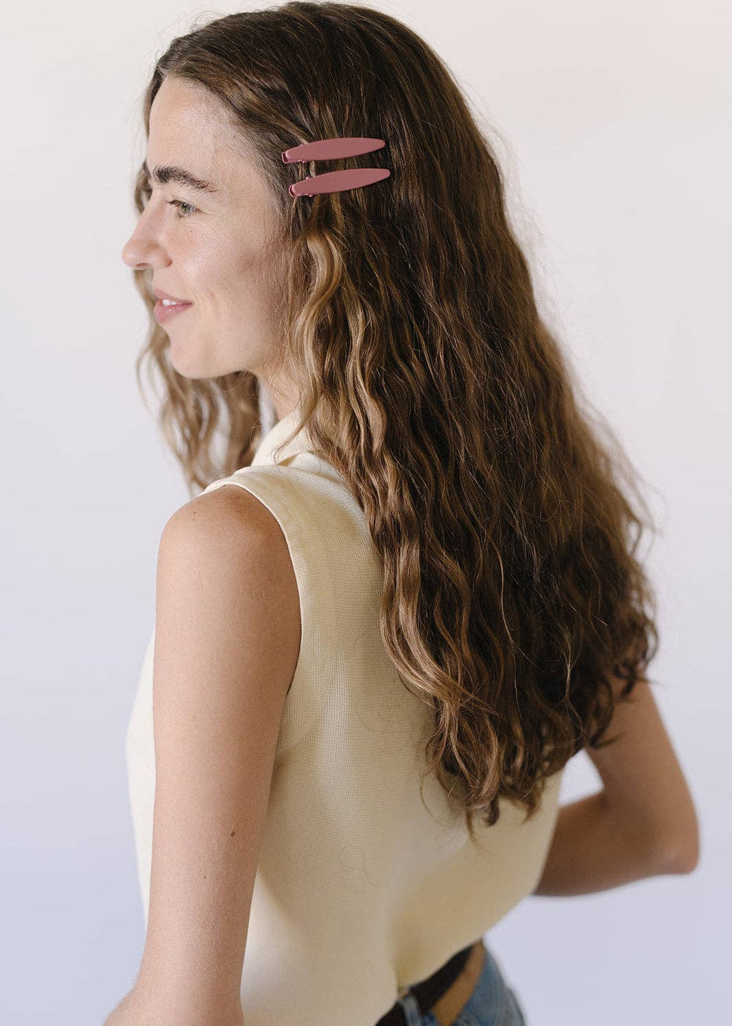 Nat + Noor Celine Hair Clips - Seashell Pink