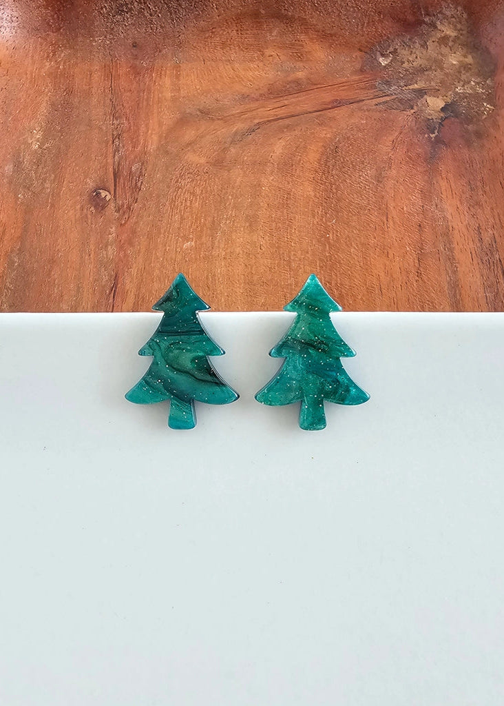 Christmas Tree Stud Earrings