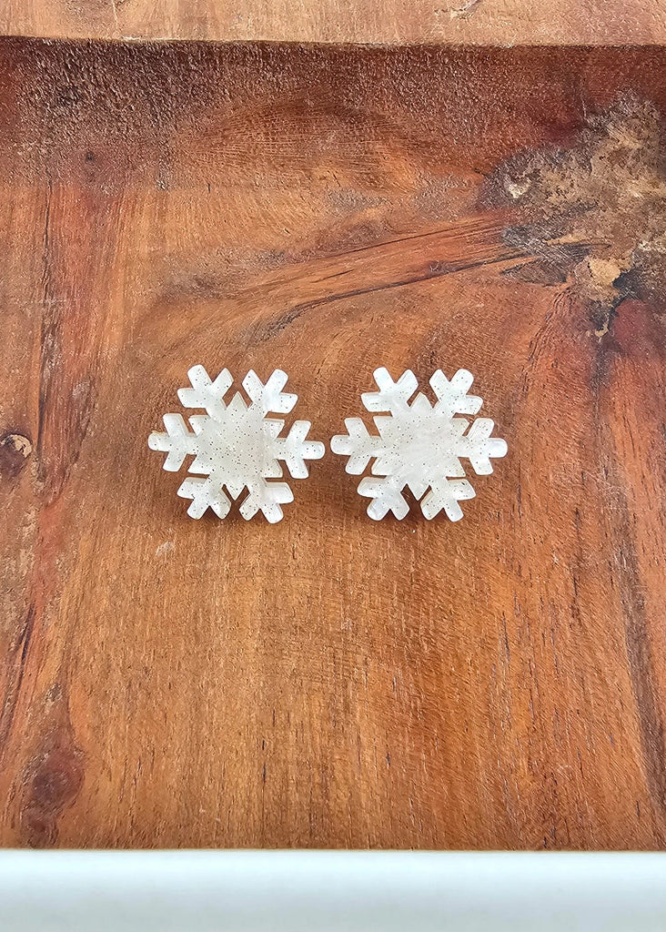 Snowflake Stud Earrings