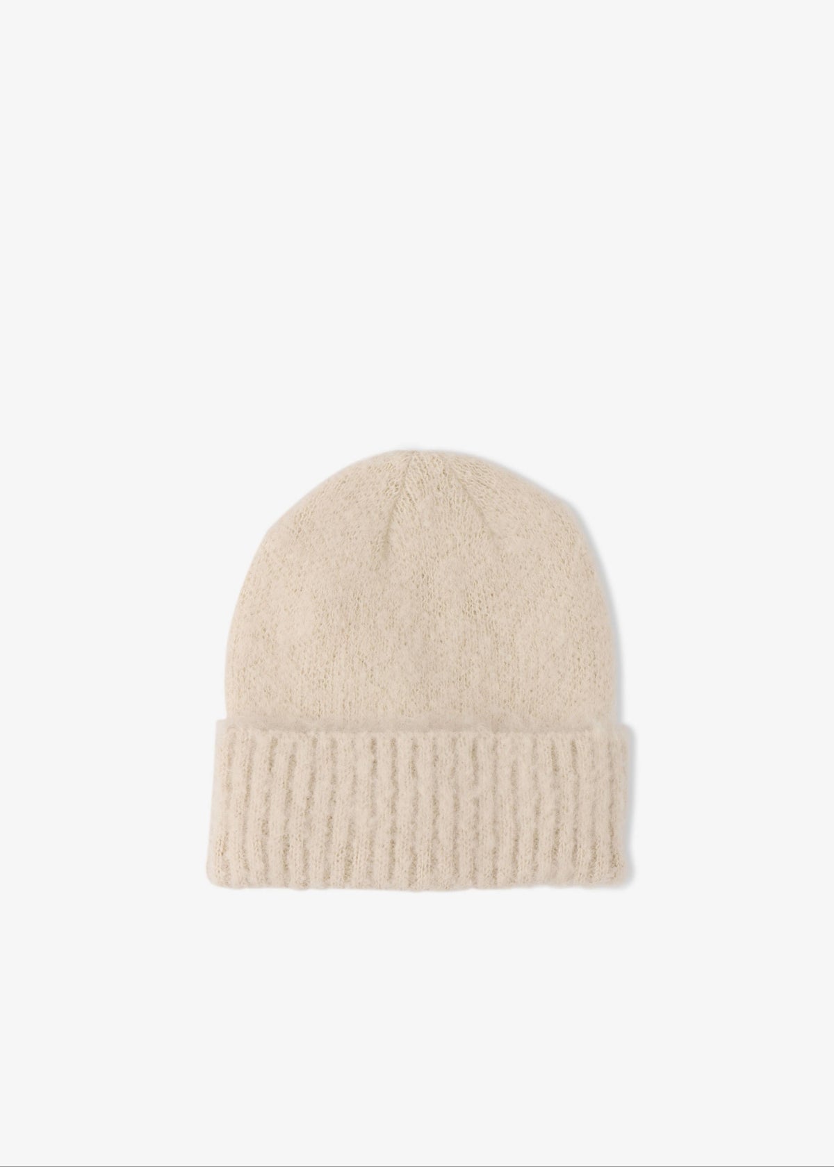 Arctic Fox Beanie Hat in Pebble Beige
