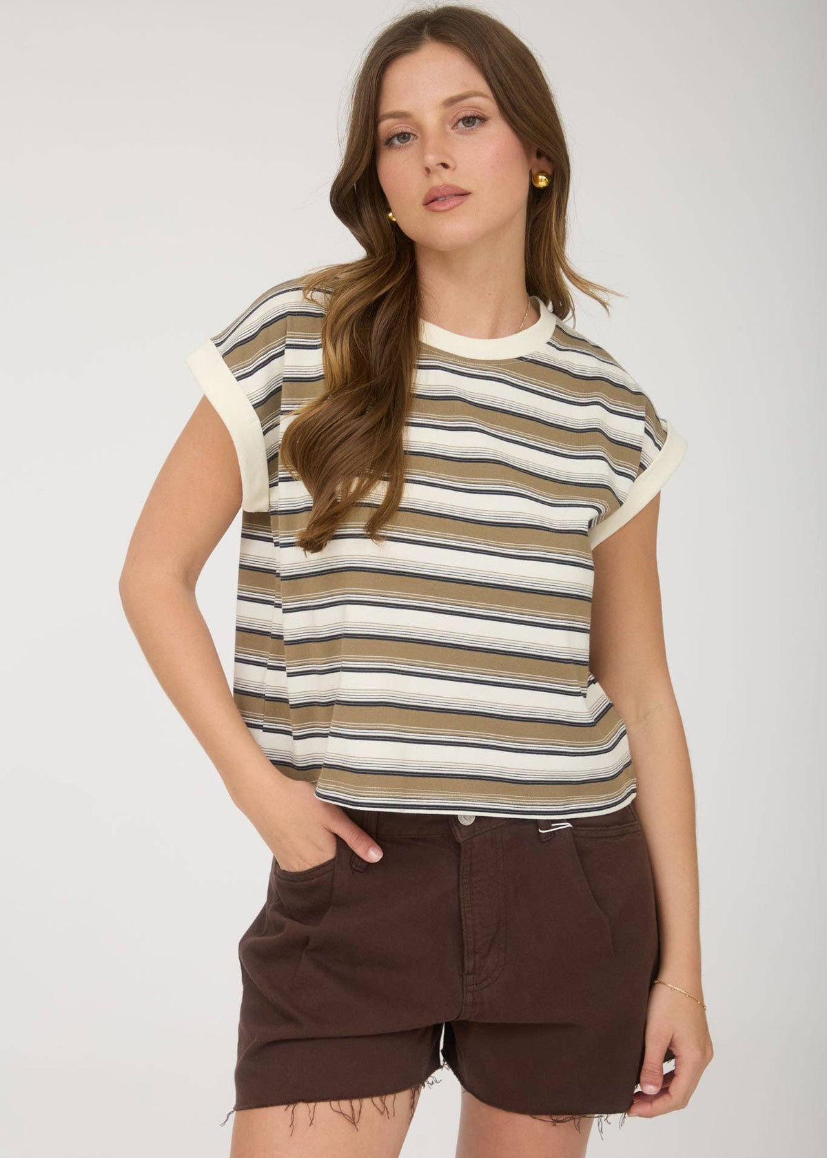 Natalie Striped Top