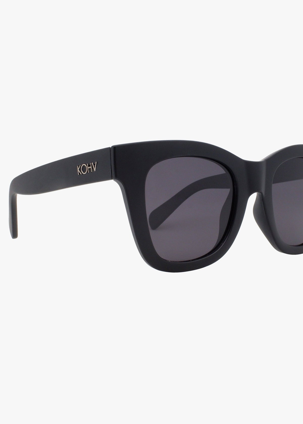 Bailey Black Polarized Oversized Square Sunglasses