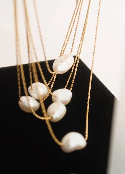 Kinney Natural Pearl Necklace