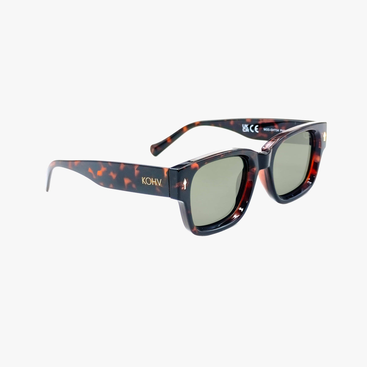 Mod Espresso Polarized Square Sunglasses