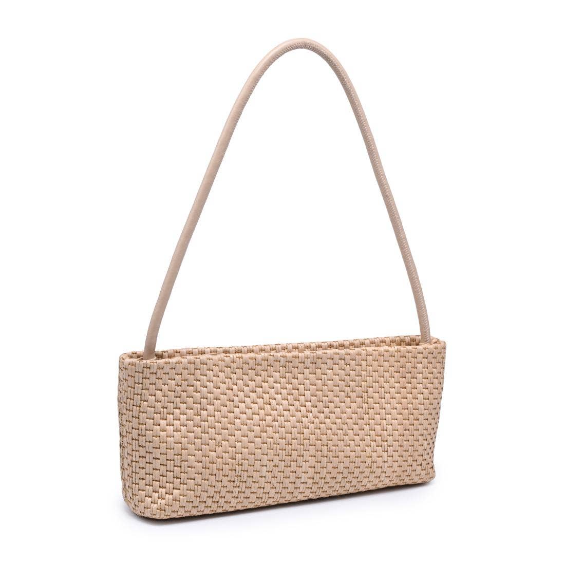 Moda Luxe Lucy Natural Woven Shoulder Bag