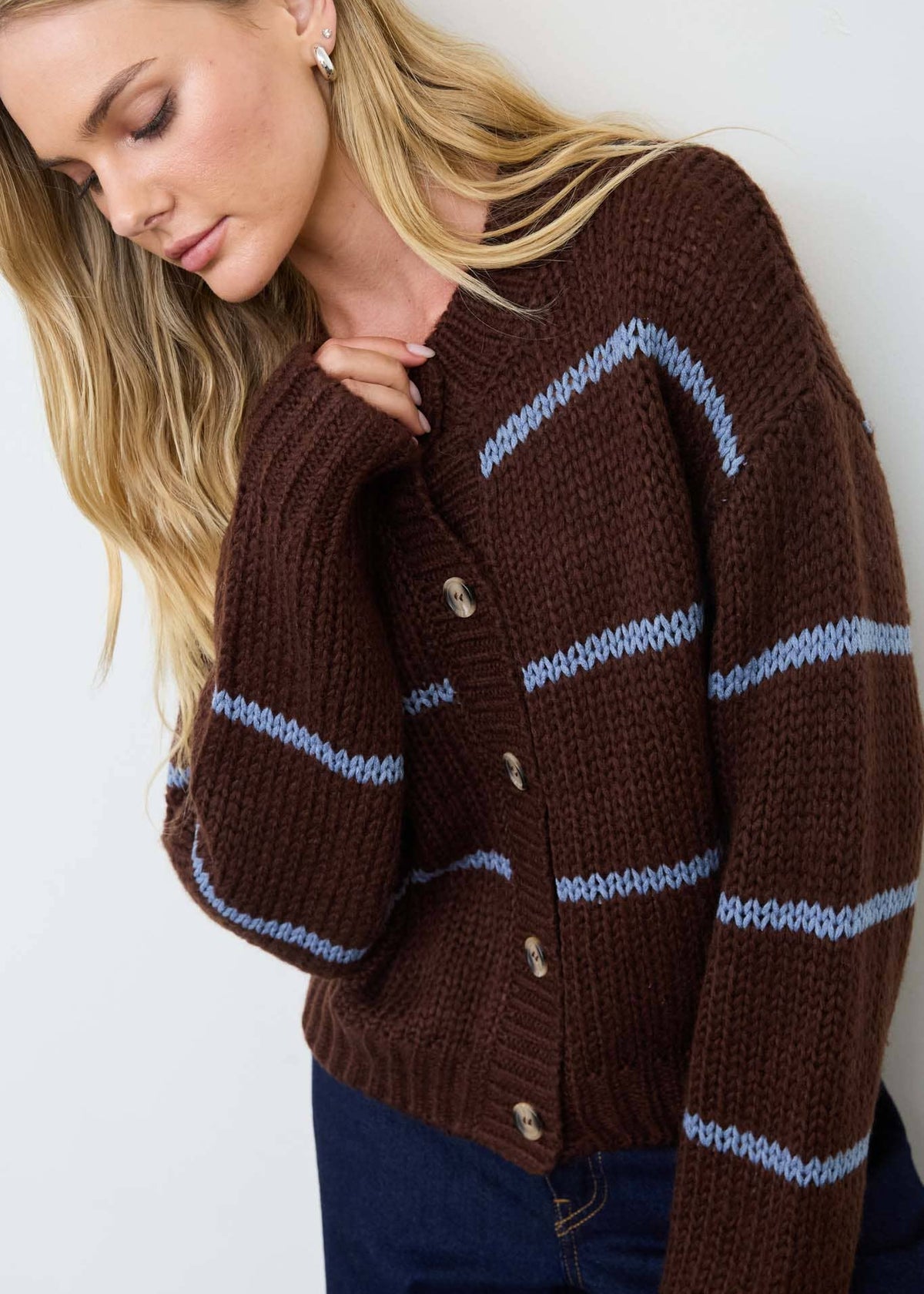 Jackie Striped Cardigan