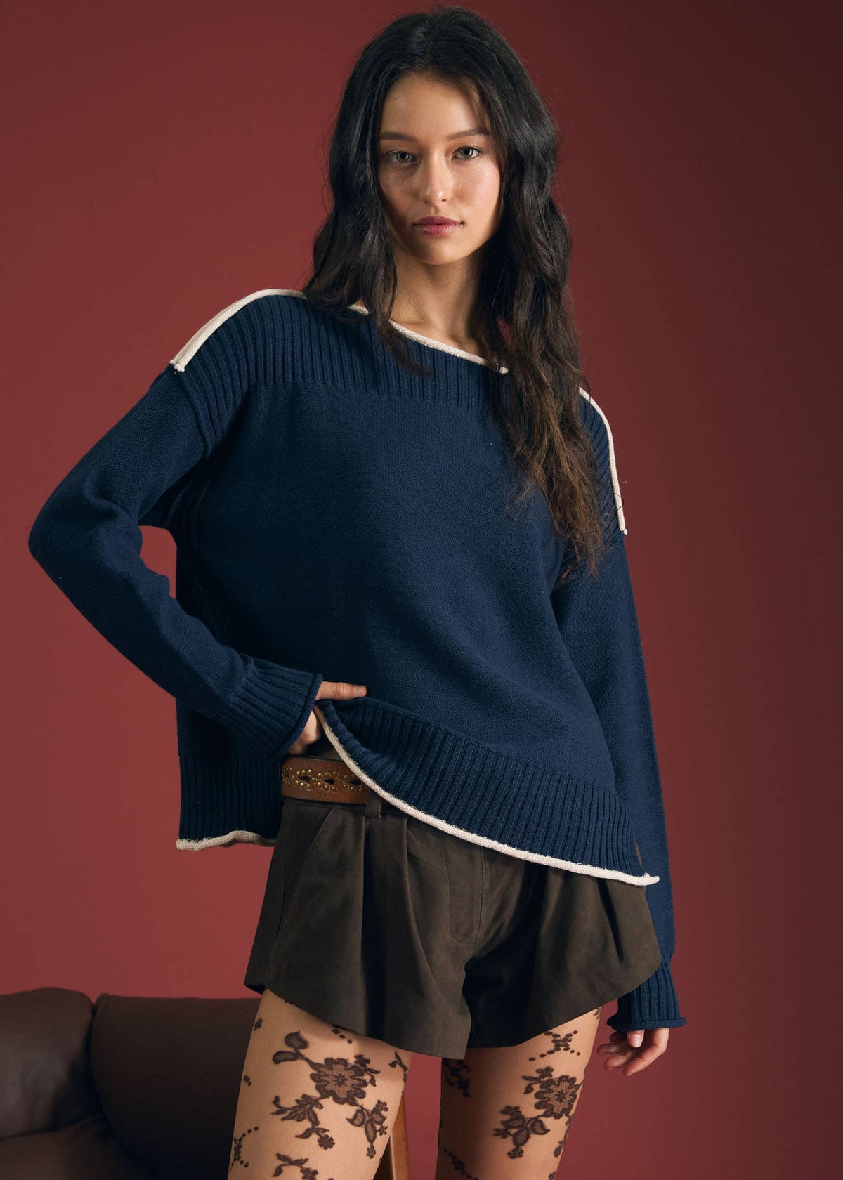Andrea Boatneck Sweater