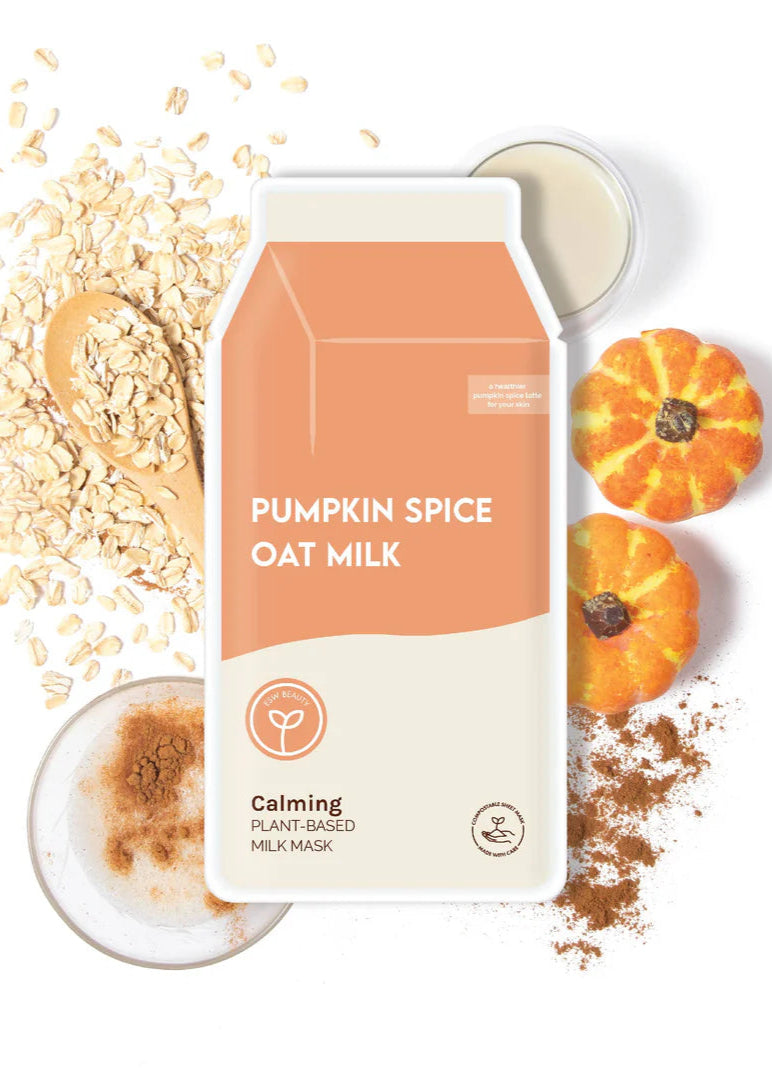 Pumpkin Spice Oat Milk Face Mask