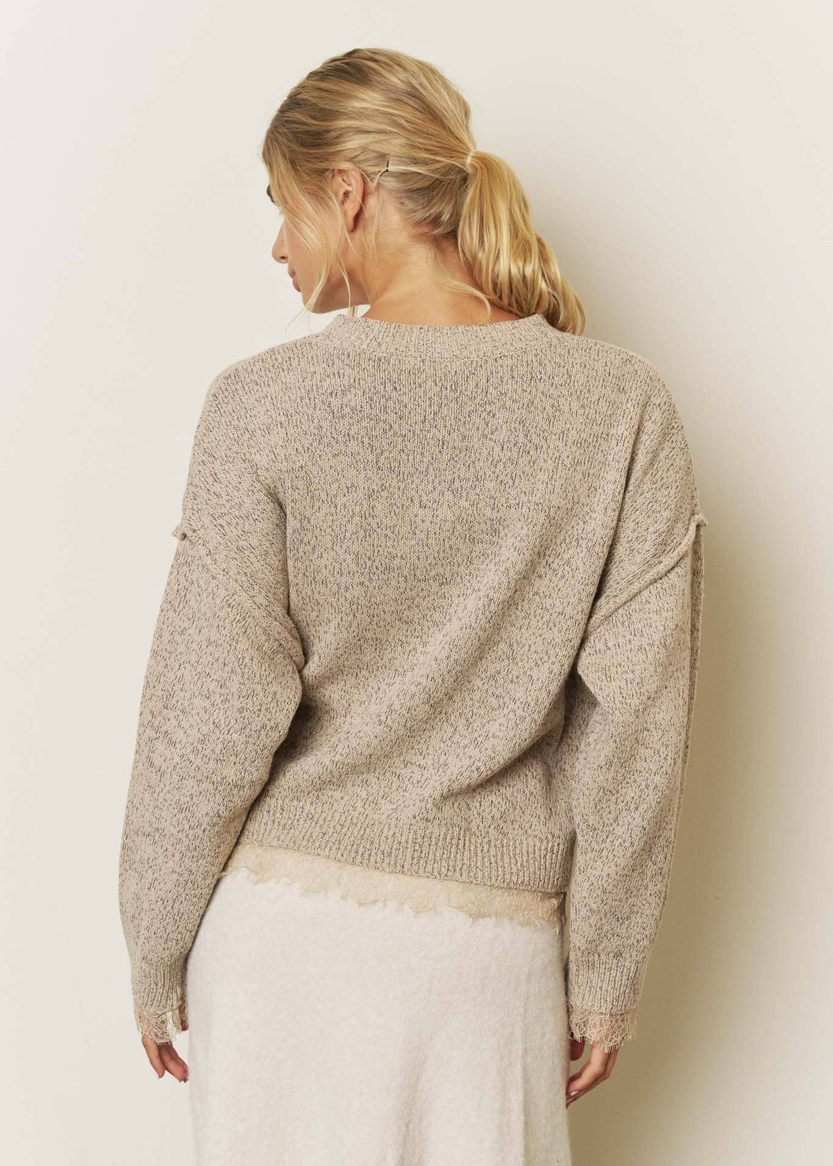 Lizzy Lace Cardigan Top