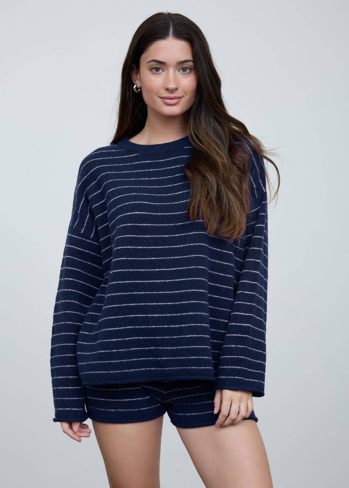 Naomi Navy Stripe Pullover Sweater