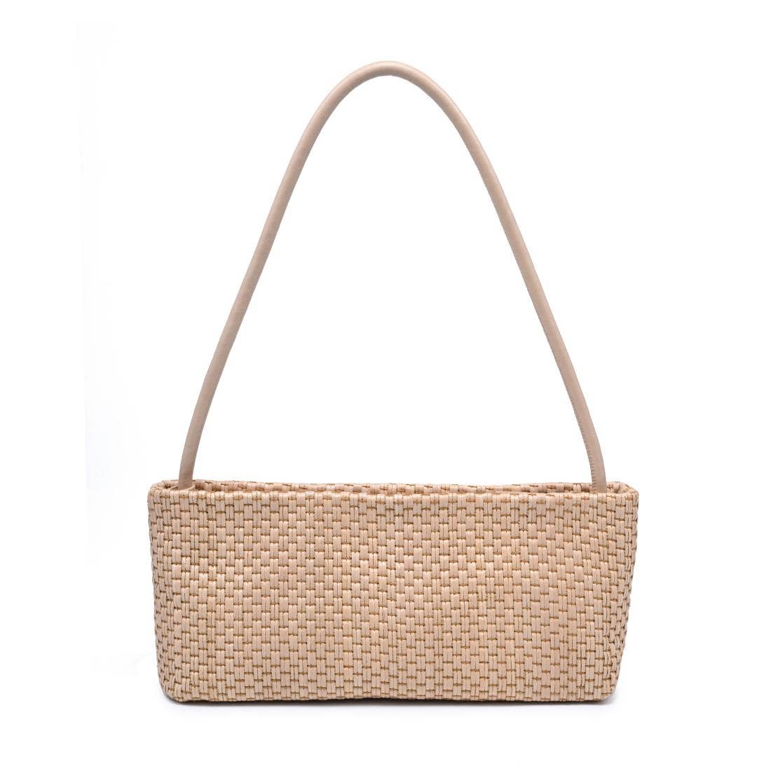 Moda Luxe Lucy Natural Woven Shoulder Bag
