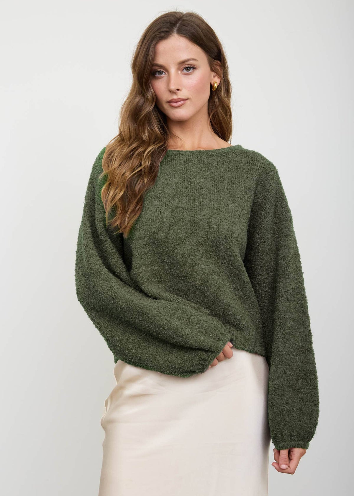Lauren Fuzzy Knit Pullover Sweater