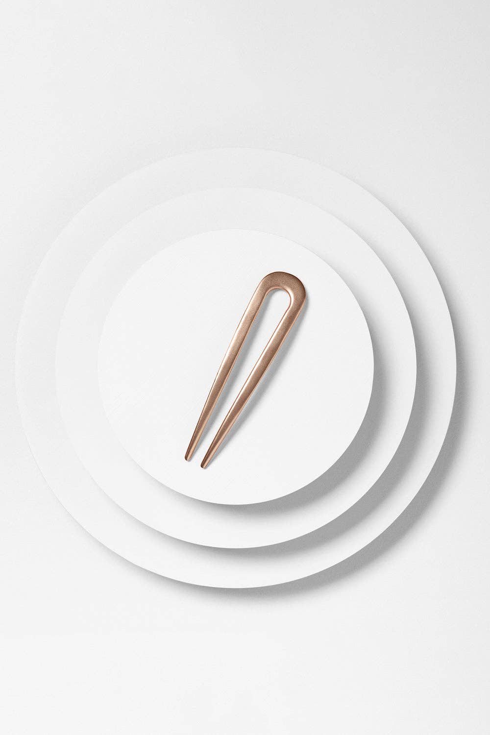 Sleek Chignon French Hair Pin in Gold