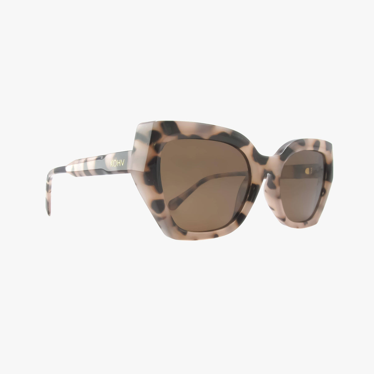 Nova Tortoise Geometric Sunglasses