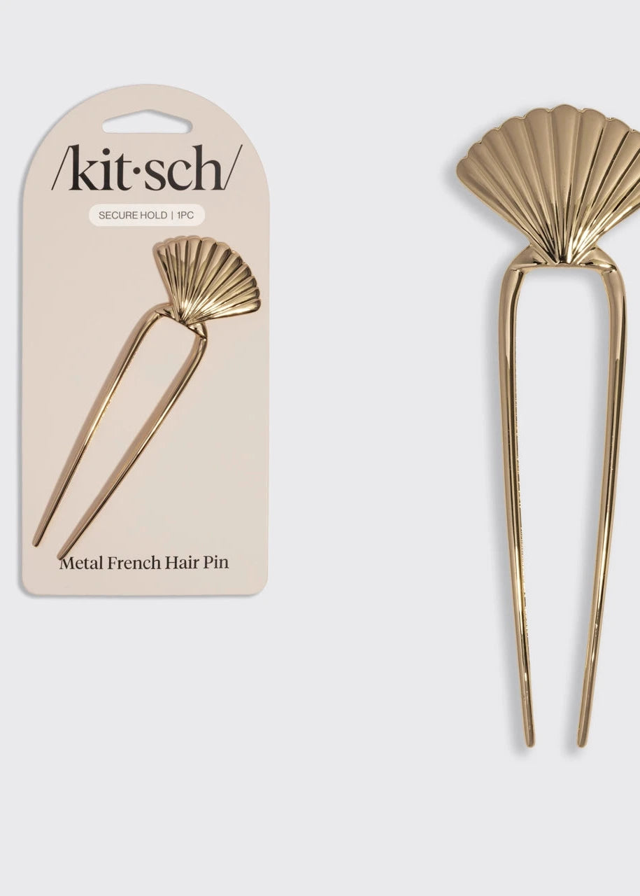 Kitsch Metal Shell French Hair Pin