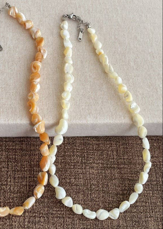 Natural Mother-of-Pearl Shell Necklace