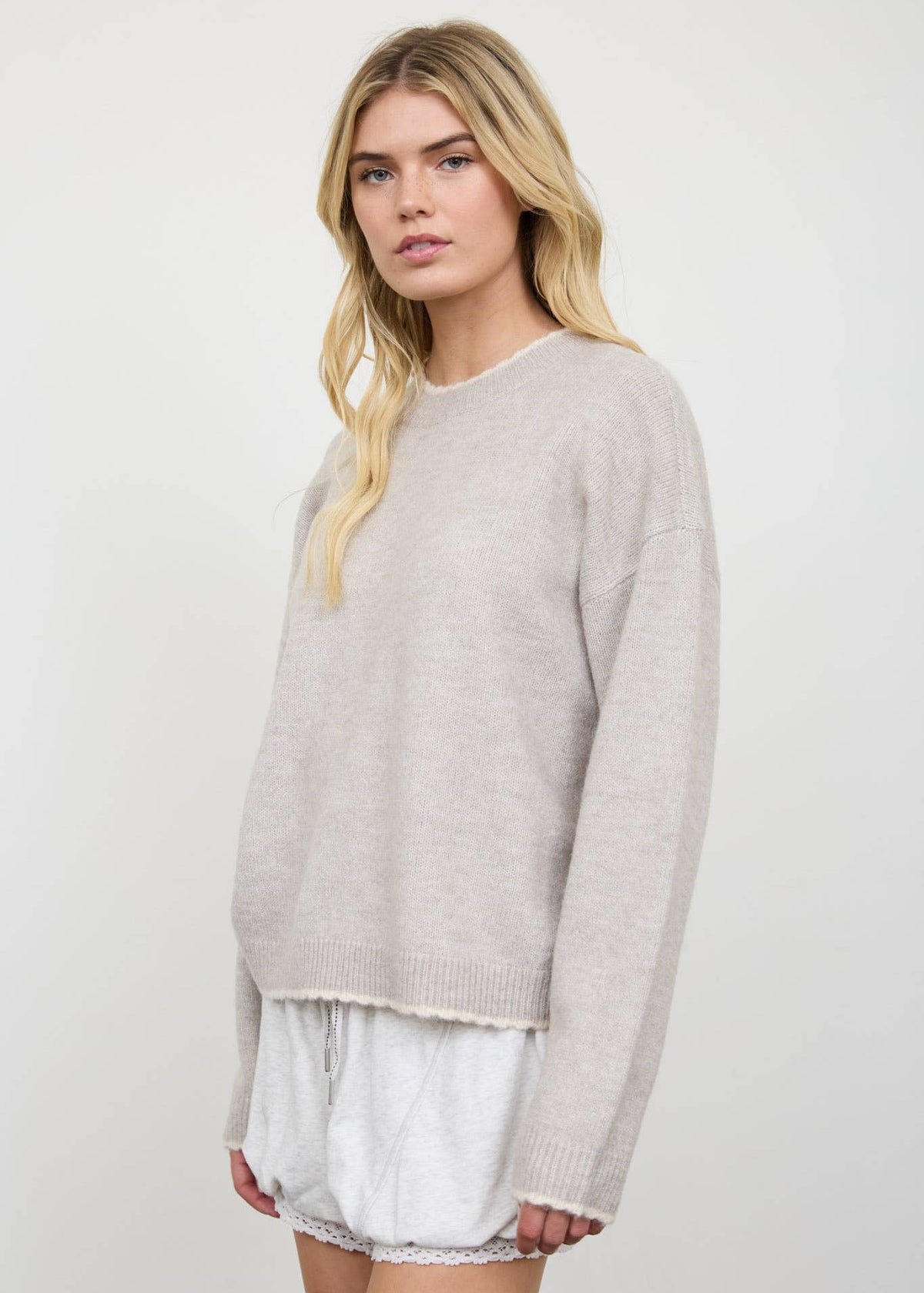 Claire Contrast Pullover Sweater